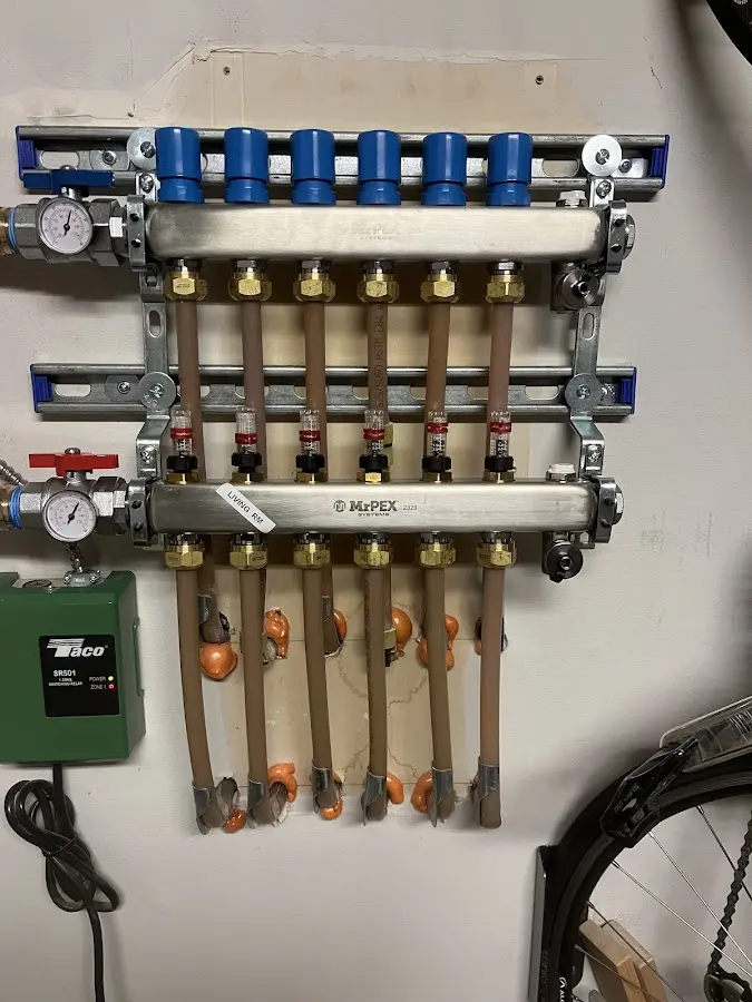 Plumber performing Gas Leak Detection at a residential property in Junction City